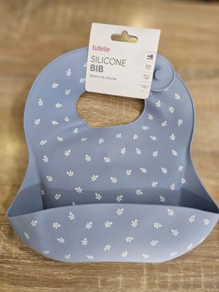Babero de silicona Tutete con estampado