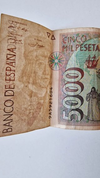 Banconota 5000 Pesetas Spagna