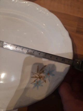 Sopera y bandeja de cerámica
