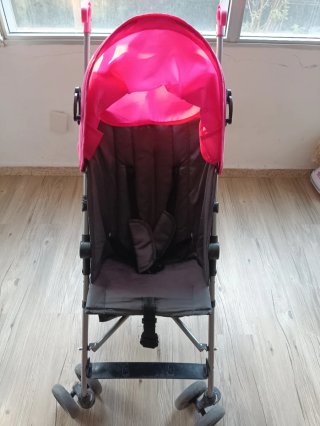Carro de bebé ligero rosa
