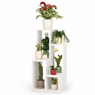 Supporto Espositore per Piante Bianco Scaffalatura