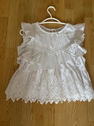 Camisa Zara Blanca Talla M