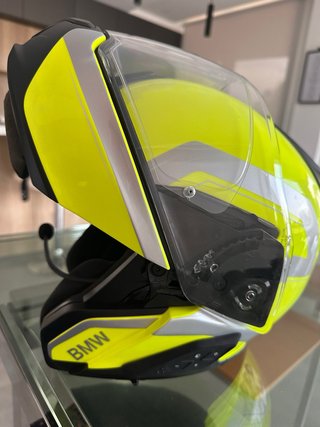 Casco BMW Amarillo Neón