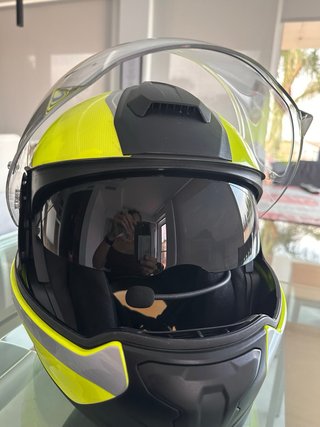 Casco BMW Amarillo Neón