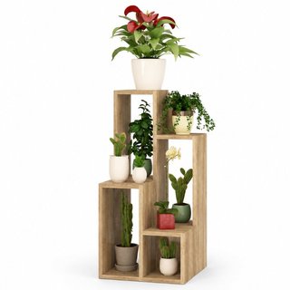 Supporto Espositore per Piante Quercia Scaffalatura