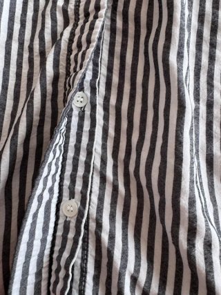 Camicia Zara righe grigio/bianco taglia M