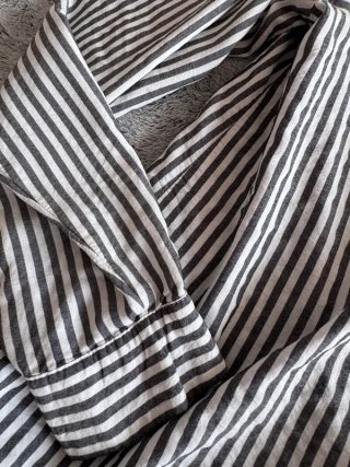 Camicia Zara righe grigio/bianco taglia M