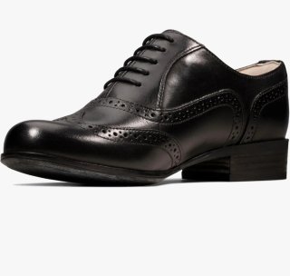 Zapato Oxford Negro Mujer Sin Usar