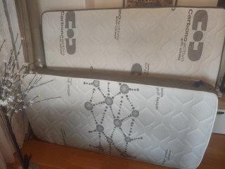 Dos Colchones Carbono Activo 150x190 y 90x190