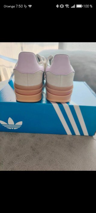 Adidas Gazelle Bold J Beige/Rosa