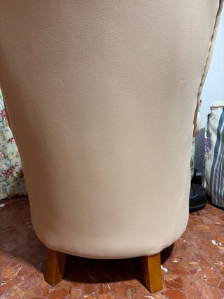 Sillón Beige de Piel