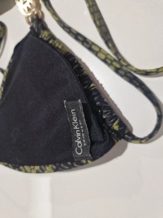 Bikini Calvin Klein Serpiente Verde Talla S