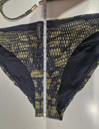 Bikini Calvin Klein Serpiente Verde Talla S