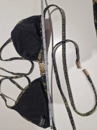 Bikini Calvin Klein Serpiente Verde Talla S