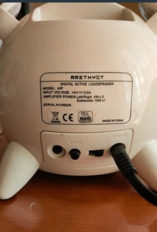 Altavoz Cerdo iPod Verde Blanco