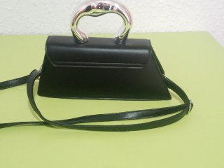 Bolso Zara Negro y Plateado como nuevo