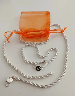 Set collana e bracciale argento 925