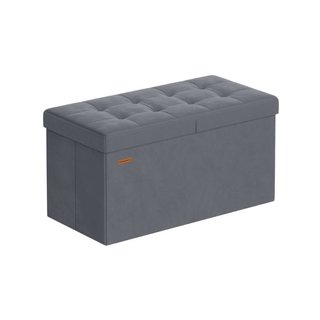 Pouf pieghevole con contenitore e seduta confortevole