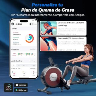 Máquina de Remo Fitness Merach