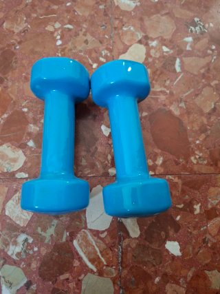 2 Pesas 2 kg Azules