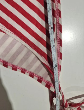 Bikini a righe rosa Taglia S