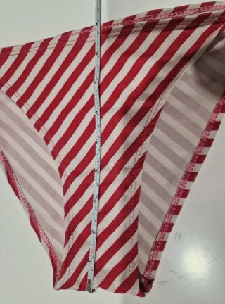 Bikini a righe rosa Taglia S