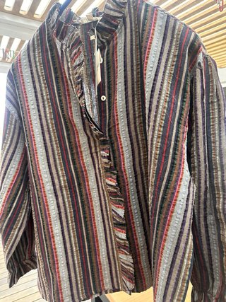 Blusa Nicoli rayas multicolor