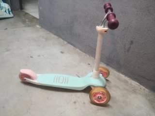Patinete 3 Ruedas Niña Mint y Rosa