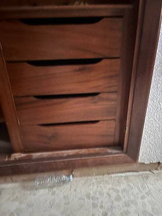 Frente de armario de madera