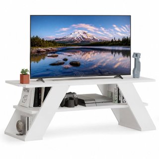 Mobile Porta Tv Moderno per Soggiorno Bianco in Legno