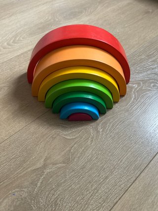 Juego Arcoíris Madera Colores