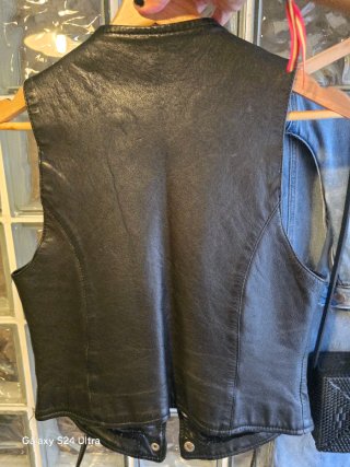 Chaleco Cuero Mango M/L