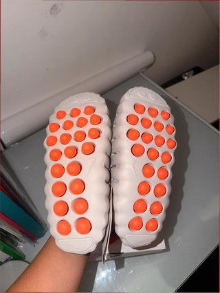 Nike Mind 38 Chanclas Blancas Naranja