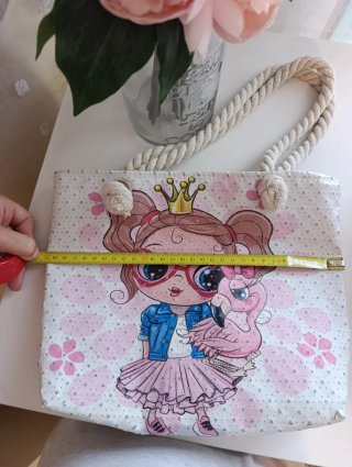 Bolso infantil niña princesa flamencos