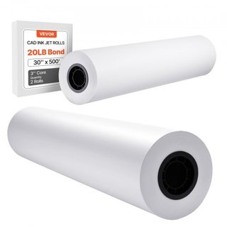 Wide Format Paper, 762 mm x 152.4 m Plotter Roll, 2 Rolls
