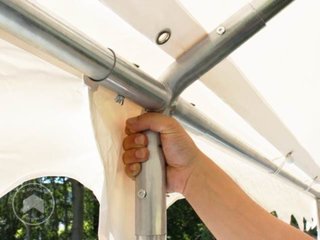 Carpa 6x12m PE 450 Blanca