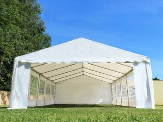 Carpa 6x12m PE 450 Blanca