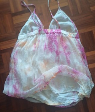 Top Natura tirantes estampado talla XL