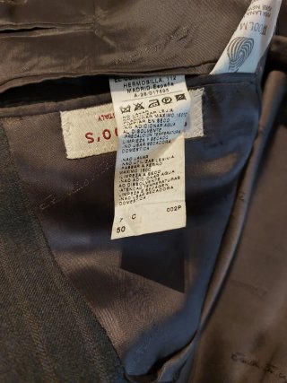 Traje Emidio Tucci Gris Rayas