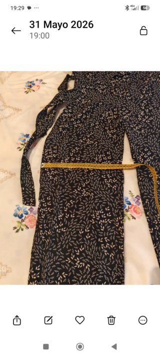 Zara mono largo camisero negro estampado floral