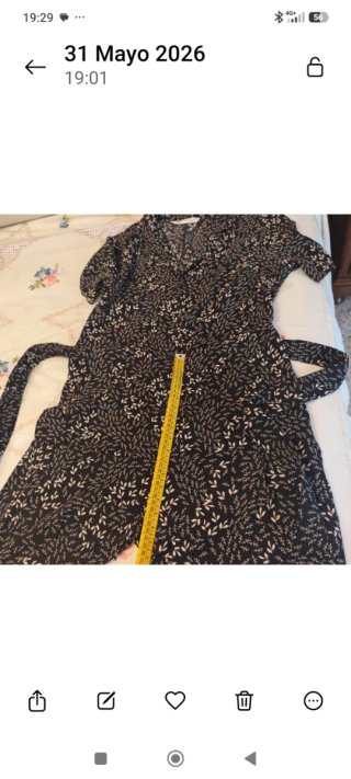 Zara mono largo camisero negro estampado floral