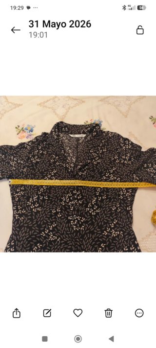 Zara mono largo camisero negro estampado floral