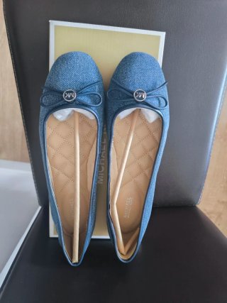 Bailarinas Michael Kors Denim Mujer Talla 9