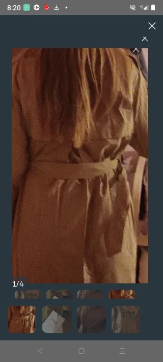 Gabardina Fórmula Joven Talla 38  sin  estrenar