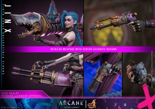 Hot Toys Jinx Figura Coleccionable Arcane 1/6