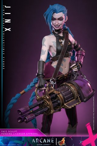 Hot Toys Jinx Figura Coleccionable Arcane 1/6