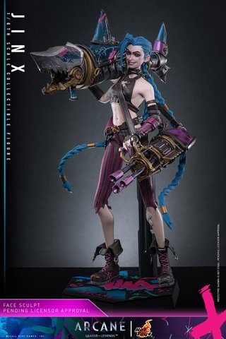 Hot Toys Jinx Figura Coleccionable Arcane 1/6