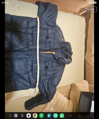 Plumífero Tommy Hilfiger Azul Naranja
