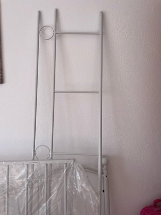 Estructura cama 90x190 metal blanca