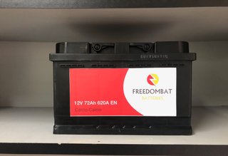 Batería Coche 12V 72Ah 620A EN FREEDOMBAT